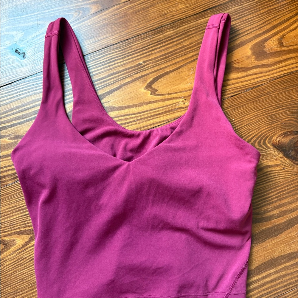 Lululemon Align Tank Maroon
